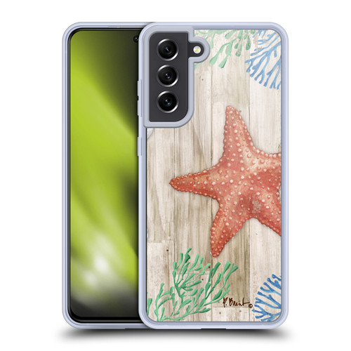 Paul Brent Coastal Starfish Soft Gel Case for Samsung Galaxy S21 FE 5G & MagSafe