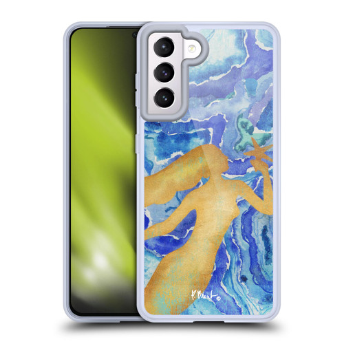 Paul Brent Coastal Agate Mermaid Soft Gel Case for Samsung Galaxy S21 5G & MagSafe