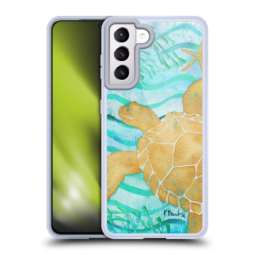 Paul Brent Coastal Aurora Turtle Soft Gel Case for Samsung Galaxy S21 5G & MagSafe