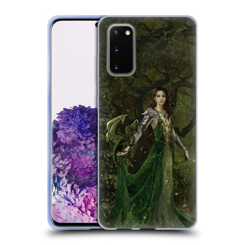 Nene Thomas Deep Forest Green Dragon Witch Of Fate Soft Gel Case for Samsung Galaxy S20 / S20 5G