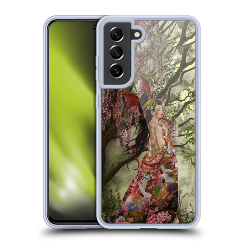 Nene Thomas Deep Forest Asian Silk Soft Gel Case for Samsung Galaxy S21 FE 5G & MagSafe