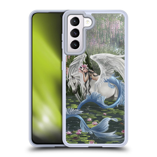 Nene Thomas Deep Forest Still Waters Mermaid & Pegasus Soft Gel Case for Samsung Galaxy S21 5G & MagSafe