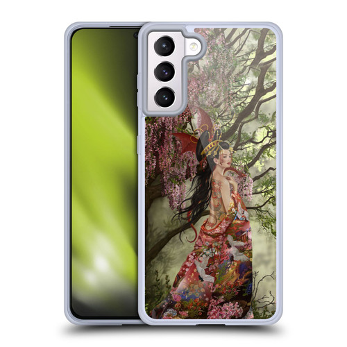 Nene Thomas Deep Forest Asian Silk Soft Gel Case for Samsung Galaxy S21+ 5G & MagSafe