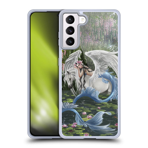 Nene Thomas Deep Forest Still Waters Mermaid & Pegasus Soft Gel Case for Samsung Galaxy S21+ 5G & MagSafe