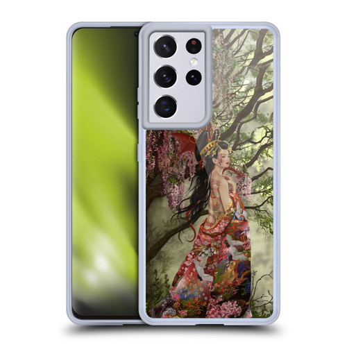Nene Thomas Deep Forest Asian Silk Soft Gel Case for Samsung Galaxy S21 Ultra 5G & MagSafe
