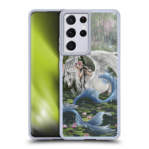 Nene Thomas Deep Forest Still Waters Mermaid & Pegasus Soft Gel Case for Samsung Galaxy S21 Ultra 5G & MagSafe