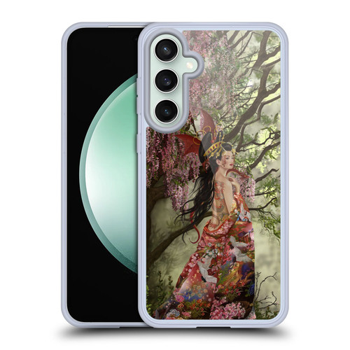 Nene Thomas Deep Forest Asian Silk Soft Gel Case for Samsung Galaxy S23 FE 5G & MagSafe