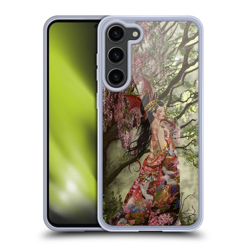 Nene Thomas Deep Forest Asian Silk Soft Gel Case for Samsung Galaxy S23+ 5G & MagSafe