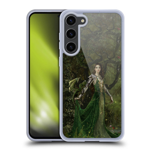 Nene Thomas Deep Forest Green Dragon Witch Of Fate Soft Gel Case for Samsung Galaxy S23+ 5G & MagSafe