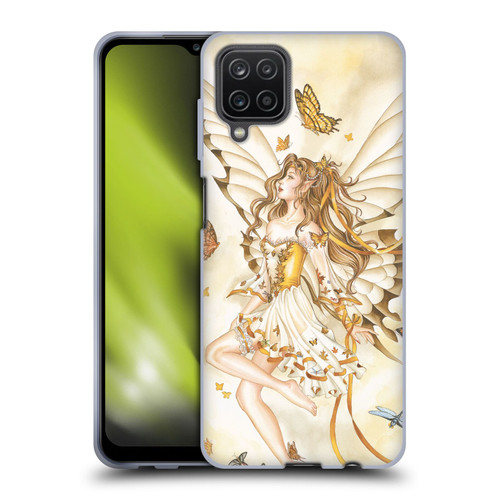 Nene Thomas Fairies Rhapsody In Gold Butterflies Soft Gel Case for Samsung Galaxy A12 (2020)