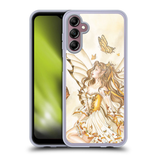 Nene Thomas Fairies Rhapsody In Gold Butterflies Soft Gel Case for Samsung Galaxy A14 5G