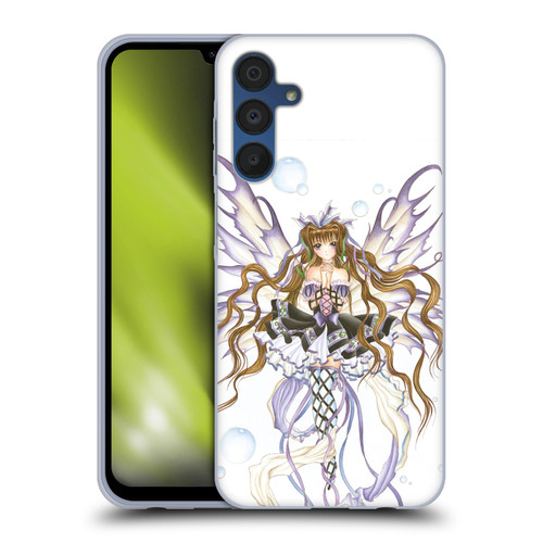 Nene Thomas Fairies Burgundy Wine Anime Soft Gel Case for Samsung Galaxy A15 & MagSafe