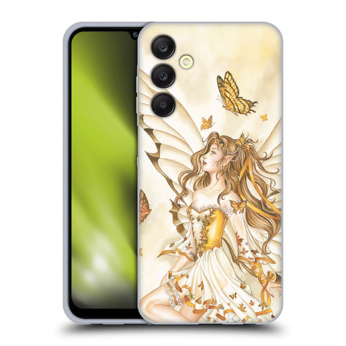 Nene Thomas Fairies Rhapsody In Gold Butterflies Soft Gel Case for Samsung Galaxy A25 5G
