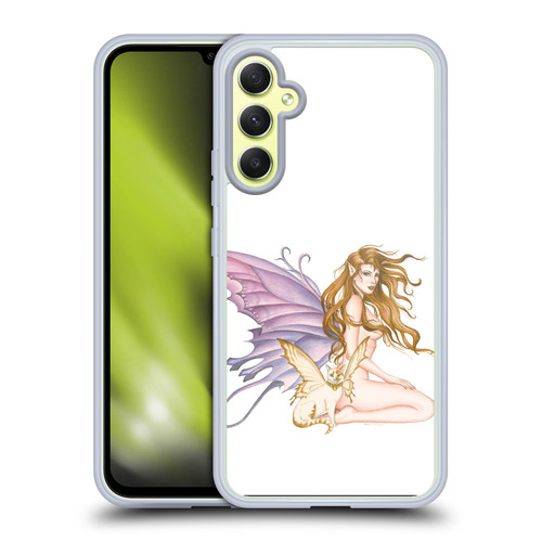 Nene Thomas Fairies Amber With Fairy Cat Soft Gel Case for Samsung Galaxy A34 5G