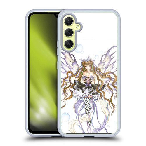 Nene Thomas Fairies Burgundy Wine Anime Soft Gel Case for Samsung Galaxy A34 5G