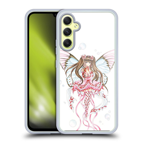 Nene Thomas Fairies Champagne Anime Pink Soft Gel Case for Samsung Galaxy A34 5G