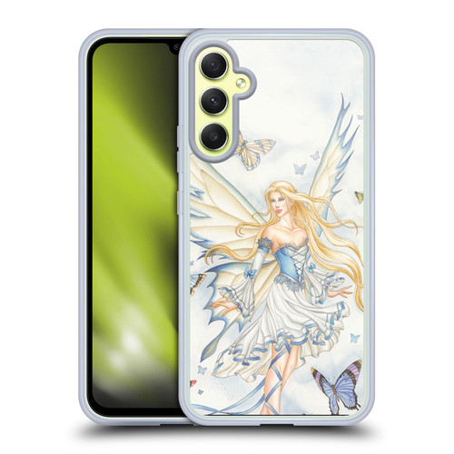 Nene Thomas Fairies Prelude In Blue Ballerina Soft Gel Case for Samsung Galaxy A34 5G