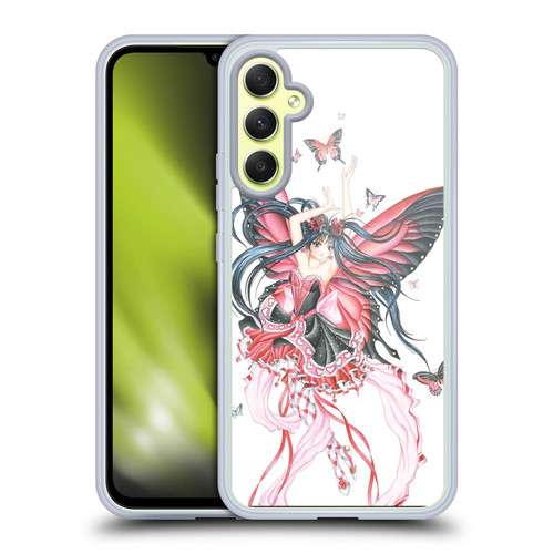 Nene Thomas Fairies Red Hearts Anime 2 Soft Gel Case for Samsung Galaxy A34 5G