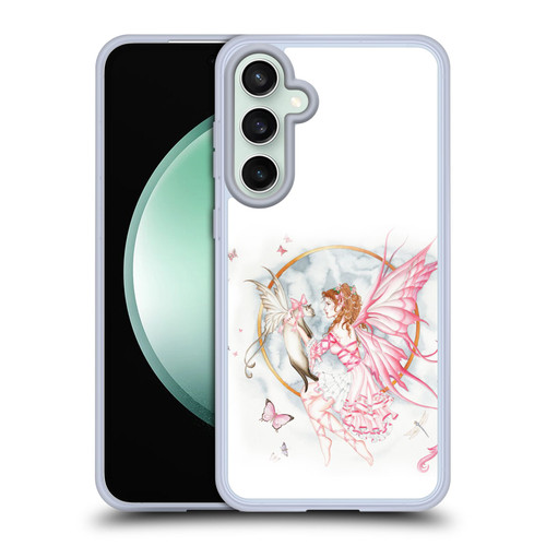 Nene Thomas Fairies The Gift Pink With Cat Soft Gel Case for Samsung Galaxy S23 FE 5G & MagSafe