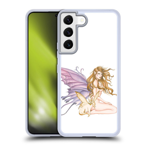 Nene Thomas Fairies Amber With Fairy Cat Soft Gel Case for Samsung Galaxy S22 5G & MagSafe