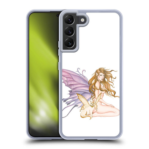 Nene Thomas Fairies Amber With Fairy Cat Soft Gel Case for Samsung Galaxy S22+ 5G & MagSafe