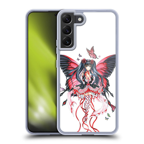 Nene Thomas Fairies Red Hearts Anime Soft Gel Case for Samsung Galaxy S22+ 5G & MagSafe