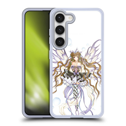 Nene Thomas Fairies Burgundy Wine Anime Soft Gel Case for Samsung Galaxy S23 5G & MagSafe