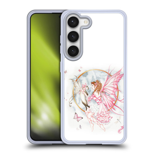 Nene Thomas Fairies The Gift Pink With Cat Soft Gel Case for Samsung Galaxy S23 5G & MagSafe