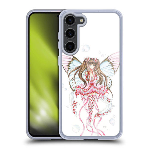 Nene Thomas Fairies Champagne Anime Pink Soft Gel Case for Samsung Galaxy S23+ 5G & MagSafe
