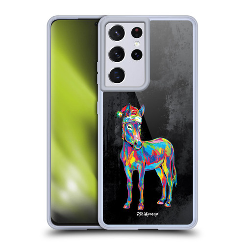 P.D. Moreno Christmas Animal Pop Colors Donkey Soft Gel Case for Samsung Galaxy S21 Ultra 5G & MagSafe