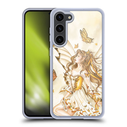 Nene Thomas Fairies Rhapsody In Gold Butterflies Soft Gel Case for Samsung Galaxy S23+ 5G & MagSafe