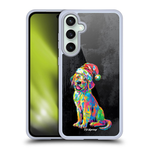 P.D. Moreno Christmas Animal Pop Colors Labrador Soft Gel Case for Samsung Galaxy S23 FE 5G & MagSafe