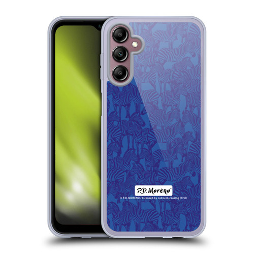 P.D. Moreno Patterns Zebra Soft Gel Case for Samsung Galaxy A14 5G