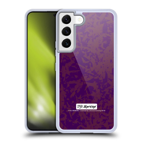 P.D. Moreno Patterns Violet Soft Gel Case for Samsung Galaxy S22 5G & MagSafe