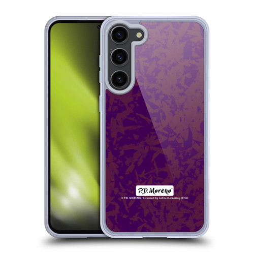 P.D. Moreno Patterns Violet Soft Gel Case for Samsung Galaxy S23+ 5G & MagSafe