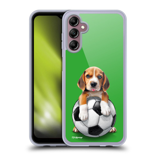 P.D. Moreno Sport Puppies Beagle Soccer Soft Gel Case for Samsung Galaxy A14 5G