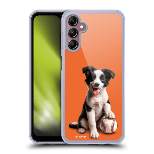 P.D. Moreno Sport Puppies Border Collie Baseball Soft Gel Case for Samsung Galaxy A14 5G