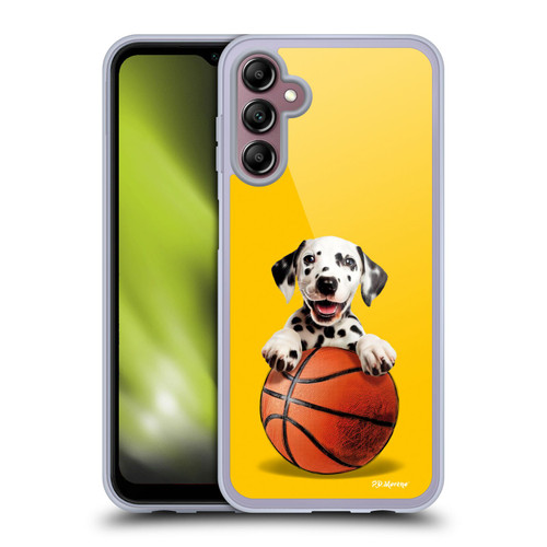 P.D. Moreno Sport Puppies Dalmatian Basket Soft Gel Case for Samsung Galaxy A14 5G