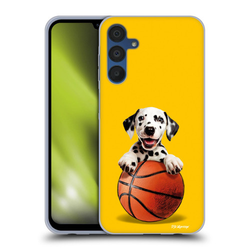P.D. Moreno Sport Puppies Dalmatian Basket Soft Gel Case for Samsung Galaxy A15 & MagSafe