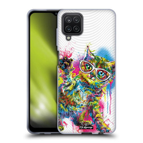 P.D. Moreno Drip Art Cats And Dogs Kitten Paw Soft Gel Case for Samsung Galaxy A12 (2020)
