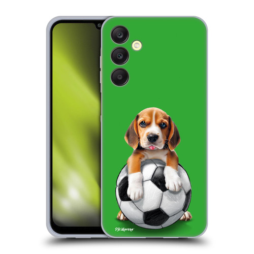 P.D. Moreno Sport Puppies Beagle Soccer Soft Gel Case for Samsung Galaxy A25 5G
