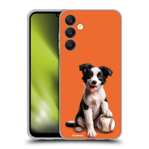 P.D. Moreno Sport Puppies Border Collie Baseball Soft Gel Case for Samsung Galaxy A25 5G