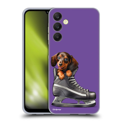 P.D. Moreno Sport Puppies Dachshund Hockey Soft Gel Case for Samsung Galaxy A25 5G