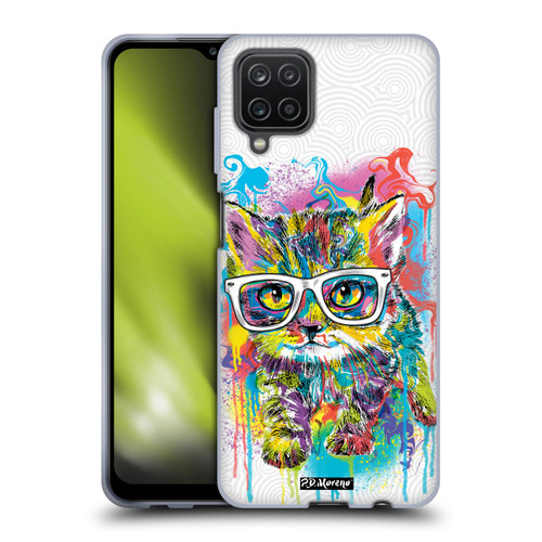 P.D. Moreno Drip Art Cats And Dogs Kitten Walk Soft Gel Case for Samsung Galaxy A12 (2020)