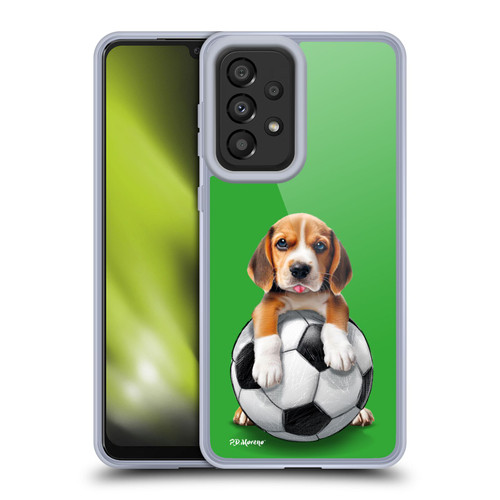 P.D. Moreno Sport Puppies Beagle Soccer Soft Gel Case for Samsung Galaxy A33 5G (2022)