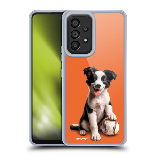 P.D. Moreno Sport Puppies Border Collie Baseball Soft Gel Case for Samsung Galaxy A53 5G (2022)