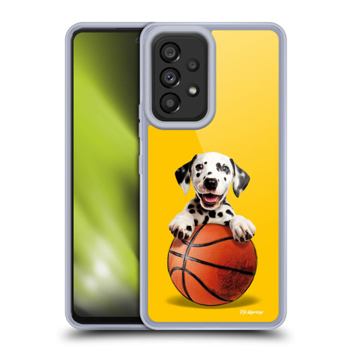 P.D. Moreno Sport Puppies Dalmatian Basket Soft Gel Case for Samsung Galaxy A53 5G (2022)