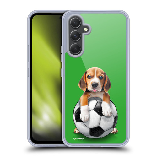 P.D. Moreno Sport Puppies Beagle Soccer Soft Gel Case for Samsung Galaxy A54 5G