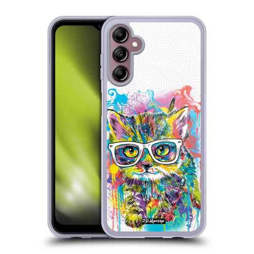 P.D. Moreno Drip Art Cats And Dogs Kitten Walk Soft Gel Case for Samsung Galaxy A14 5G
