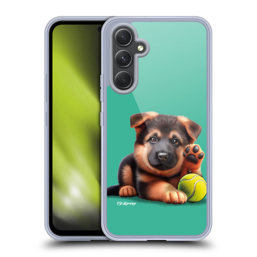 P.D. Moreno Sport Puppies German Shepherd Tennis Soft Gel Case for Samsung Galaxy A54 5G